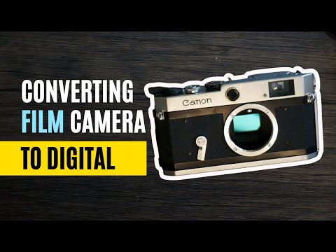 Converting A Canon P Film Rangefinder Camera To Digital Using a 3D Printer