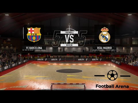 Real Madrid vs FC Barcelona | FIFA 20 VOLTA : Futsal Mode Gameplay | PS4