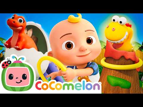 開心就跺腳!數數看恐龍! | 恐龍日 🦕 | Cocomelon 兒歌 (If You're Happy Dino Stomp & Counting Dinosaurs Song! | Dinosaur Day 🦕 | CoComelon Nursery Rhymes)