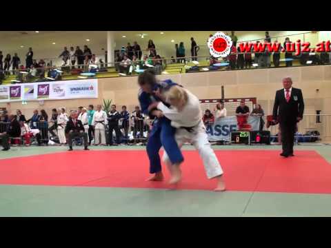 2012 Judo OEM U23 Finale 48kg: Strohmayer, Sarah (Leibnitz) - KAISER, Nicole (UJZ)