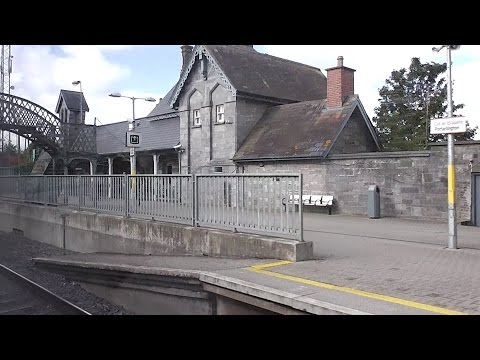Onboard an IE 22000 Class Intercity Train Departing Portarlington, Laois