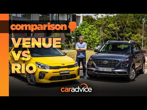 2020 Hyundai Venue Active v Kia Rio GT-Line comparison: compact SUV or light city car? | CarAdvice
