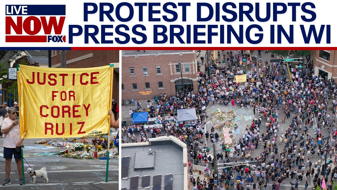 Protest disrupts fatal police shooting press conference