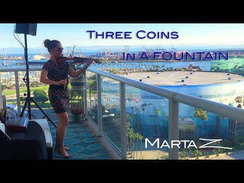 Electric Violinist Marta Z Performs Sunset Balcony Concert for Neighbors - Three Coins In A Fountain