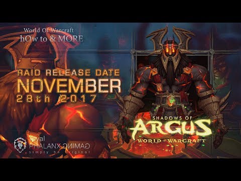 Shadows of Argus Visions of Fear + Aggramar's Rise Cutscene