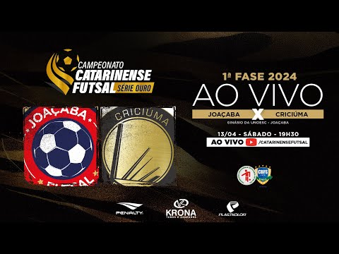 CAMPEONATO CATARINENSE SÉRIE OURO 2024 - 1ª FASE - Joaçaba X Criciúma