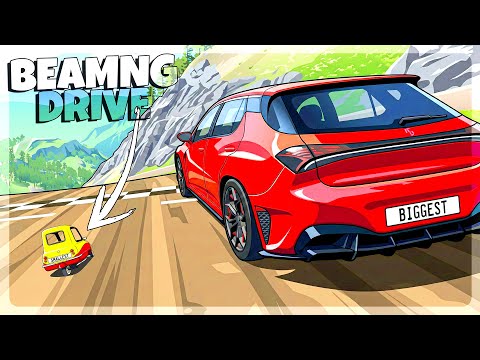 Biggest to Smallest Challenge in BeamNG Drive Mods!