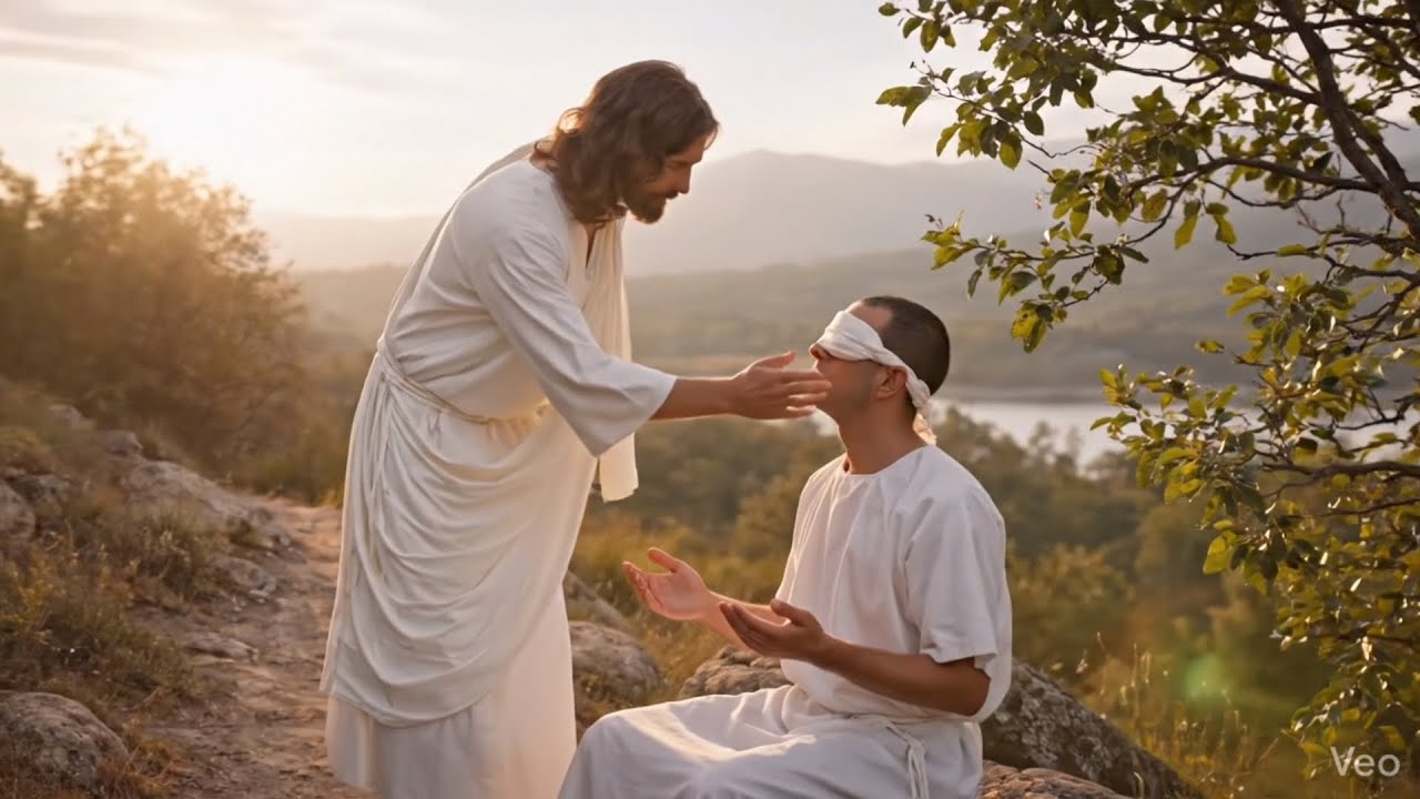 Jesus Heals the Blind Man 
