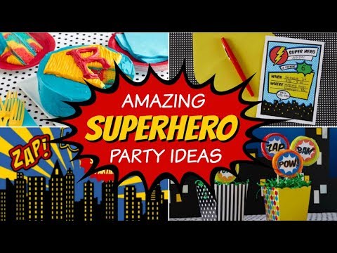 33 Best Superhero Party Ideas & Supplies!