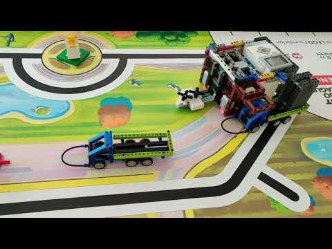 FLL Cargo Connect Run 1 (90 Points) - Brain Waves