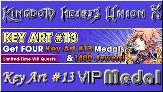 Kingdom Hearts Union X (Cross) | VIP Event | Key Art #13 Medal