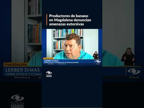 Hombres armados intimidaron a trabajadores de empresas bananeras en el Magdalena