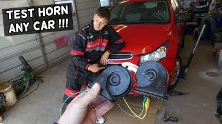 HOW TO TEST CAR HORN. HOW TO KNOW IF HORN IS BAD NOT WORKING