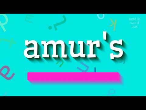 How to say "amur's"! (High Quality Voices)