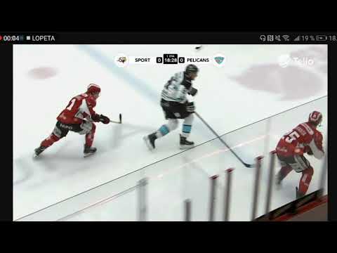 Taavi Vartiainen taklaa Antti Kalapudasta (2+10min) 23.1.2019