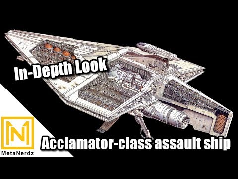 Acclamator-class assault ship COMPLETE BREAKDOWN - Clone Wars into Imperial Era - Clone Wars Ship