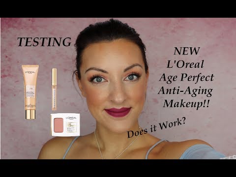 NEW!! Loreal age perfect BB cream, Concealer and blush review and wear test