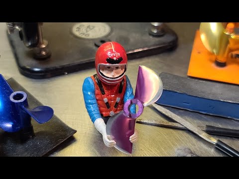 Sharpening Oxidean Marine CNC 4516 Prop - CNC Rc Boat Prop Balancing