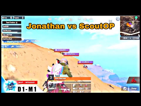 Jonathan 1v3 BLIND ESPORTS , JONATHAN VS SCOUT 🇮🇳🔥🔥🔥