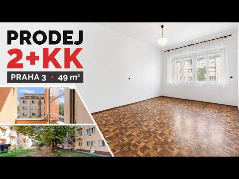 Video Prodej bytu 2+kk, 49 m² s balkonem – Praha 3, Hartigova ul.