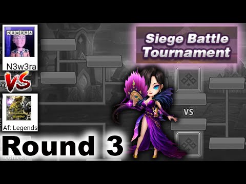 Nigong Siege Meta?! Round 3 Siege Tournament Vs Af: Legends - Summoners War