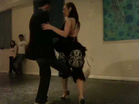  Damian Lobato  and  Meredith Klein  are  dancing  to  the  tango  "  Chau Pinela  "  by  Carlos di Sarli  in  2010