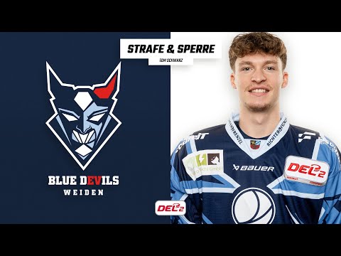 DEL2 | 1 Spiel Sperre für Tom Schwarz | Blue Devils Weiden