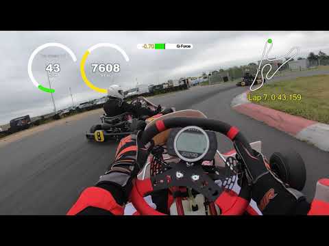 Rotax DD2 practice session - Midtjysk Karting Bane