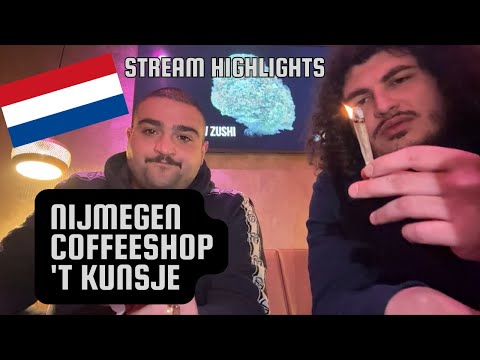 "Nijmegen Coffeeshop 'T Kunsje" mit Brigante & Flovonagnes