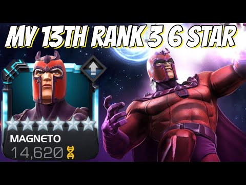 6 Star Rank 3 MAGNETO Rank Up & Gameplay - 12+ ENDGAME BOSSES!!! ULTIMATE SHOWCASE!!!