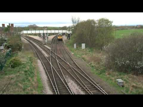 66581 on 4C77, 12:30, Fiddlers Ferry Power Station - Newbiggin loaded gypsum