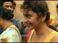 Juhi Chawla Gets Awkwardly Kissed By A Male Juhi In Her Younger Years On A Bollywood Film Set