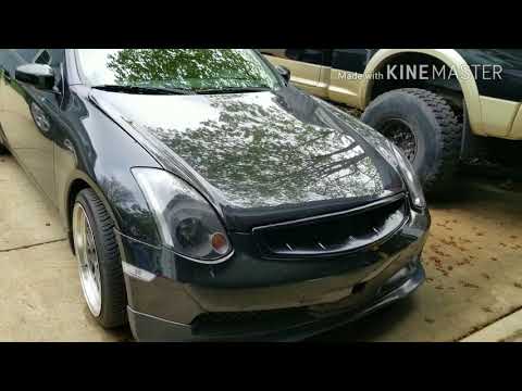 2006 infiniti g35 HKS Exhaust install