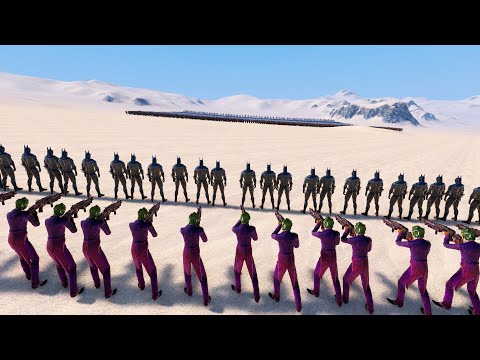 40 JOKER & BATMAN vs MEDIEVAL ARMY | Ultimate Epic Battle Simulator