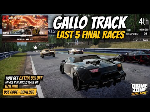 Drive Zone Online: Gallo Evo Track | Final Races Tune & Claiming Rewards !! @DriveZoneOnline 