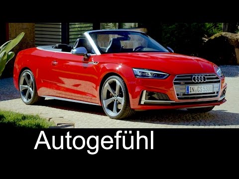 Audi S5 Cabriolet vs A5 Convertible Exterior/Interior preview all-new generation neu 2017