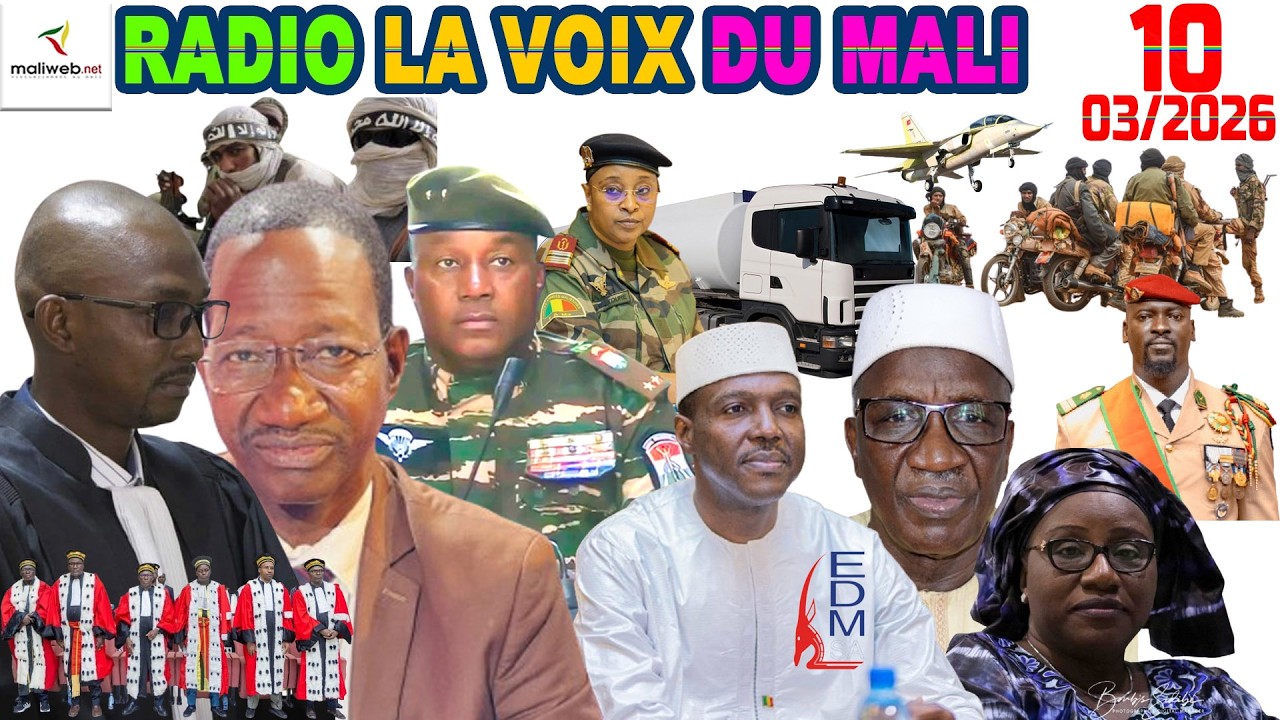 La Revue de Presse de la RADIO LA VOIX DU MALI du 10 Mars 2026