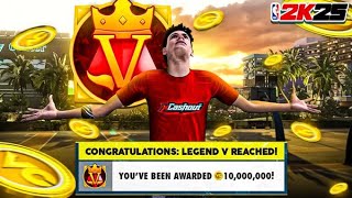 Download Lagu I HIT LEGEND 5 FIRST IN THE WORLD AND UNLOCKED 10 MILLON VC + A EXCLUSIVE SECRET REWARD IN NBA2K25!! Thumbnail