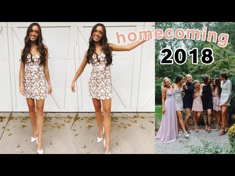 senior year homecoming 2018: get ready with me + vlog