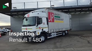 Camion rideaux coulissants Renault T 480 6X2 Curtainsides Lift + steering axle Automatic Euro 6 | Image 4 - Autoline