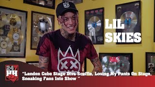 Lil Skies - Landon Cube Scuffle, Losing My Pants On Stage, Sneaking Fans (247HH Wild Tour Stories)