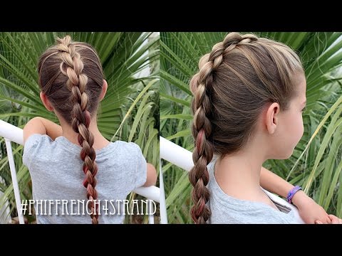 How To Do a  French Four Strand, 3D, or Round Braid | Pretty Hair is Fun