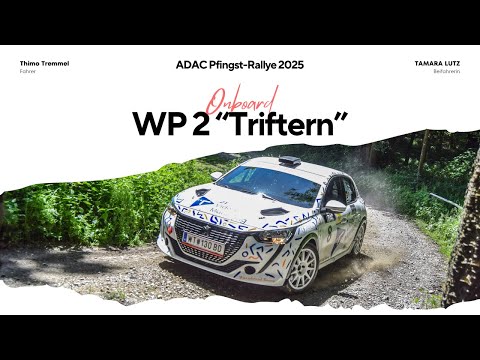 Onboard ADAC Pfingst-Rallye WP 2 "Triftern" | Peugeot 208 Rally4