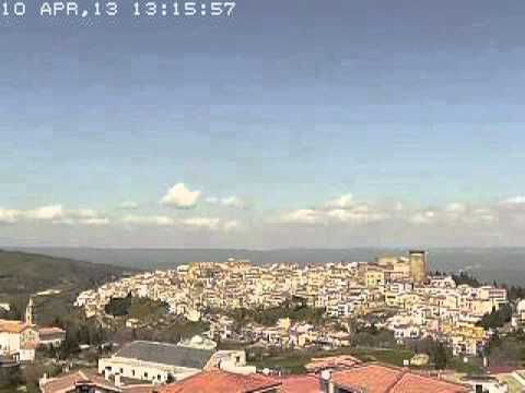 Tricarico, Matera, Italy - Time lapse del 10 aprile 2013
