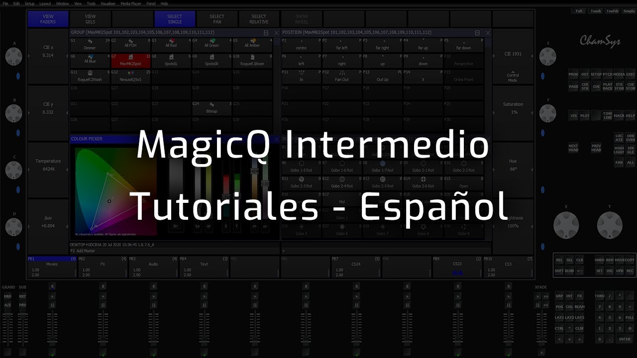 MagicQ Intermedio Tutoriales - Español