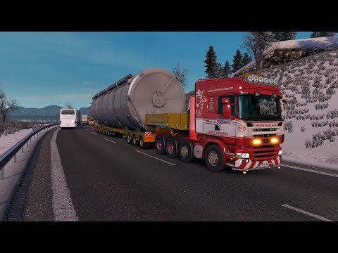 ETS2 1.30.1.19s (Special Transport DLC!!!) - Scania R - Glasgow (GB) - Aberdeen (GB)