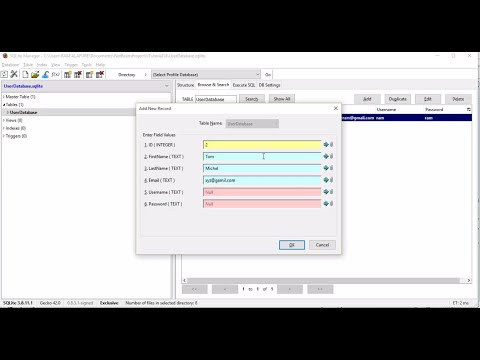 JavaFX 8 Tutorial 15 - Login From SQLite Database