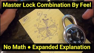 🔒Lock Picking ● Expanded Version ● Find Combination to Any Master Lock Padlock Using Feel ● No Math