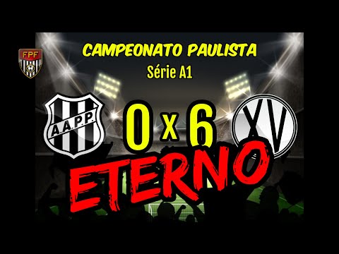 ⚽ ETERNO ⚽ Ponte Preta 0 x 6 XV de Piracicaba pelo Campeonato Paulista da Série A1 de 1.995