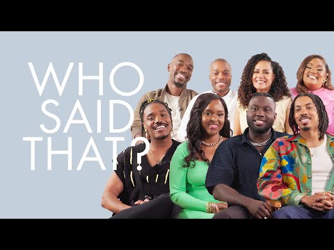 'The Blackening' Cast Tests Their Horror Movie Knowledge | Who Said That? | ELLE